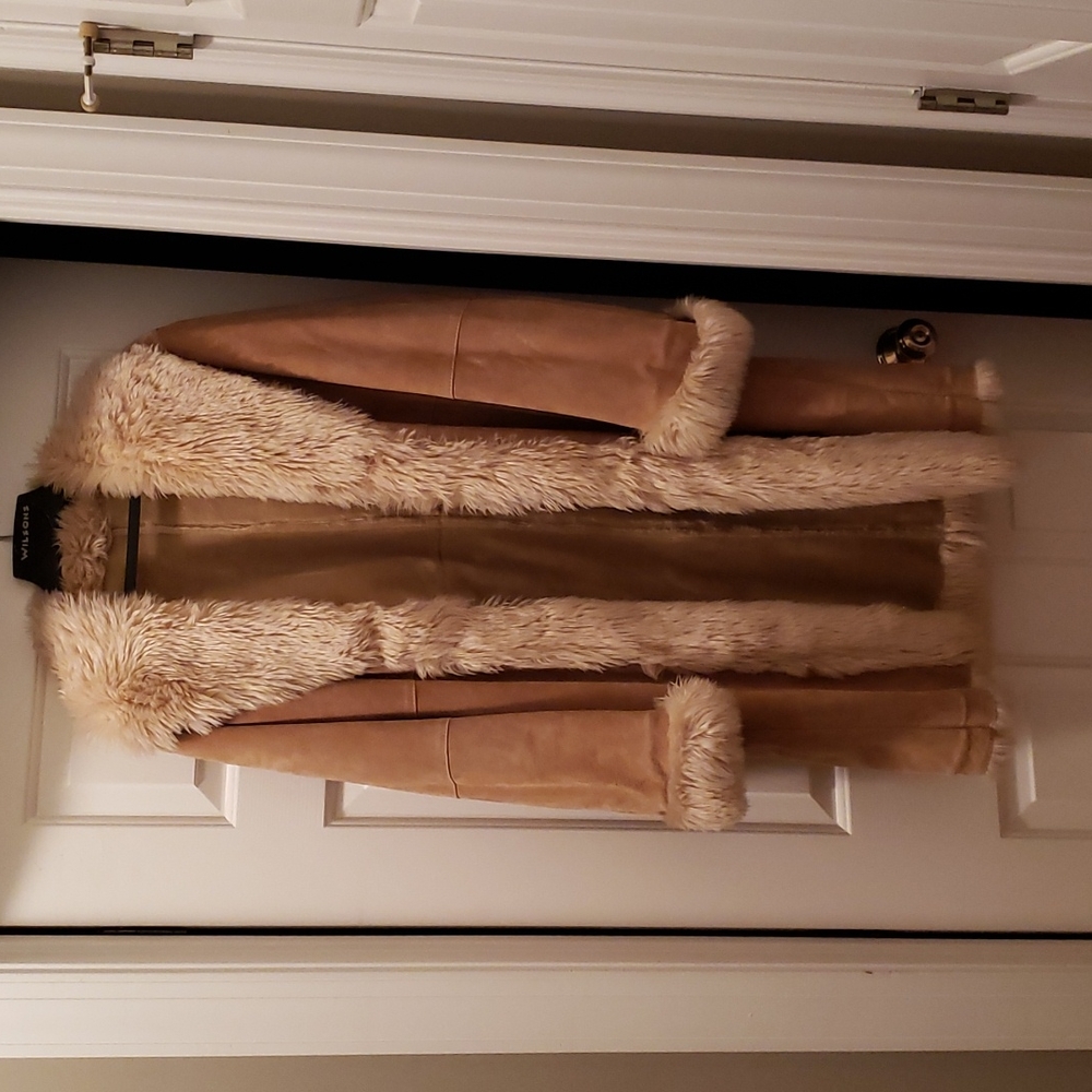 Wilsons Leather genuine thick Penny Lane coat.